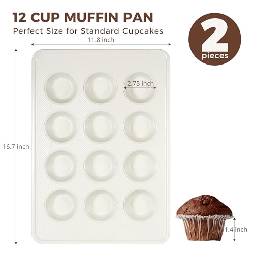 2 Pack Nonstick Ceramic Muffin Pan (2 Count)