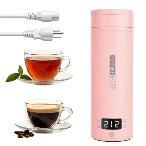 Pink Portable Electric Kettle forTravel