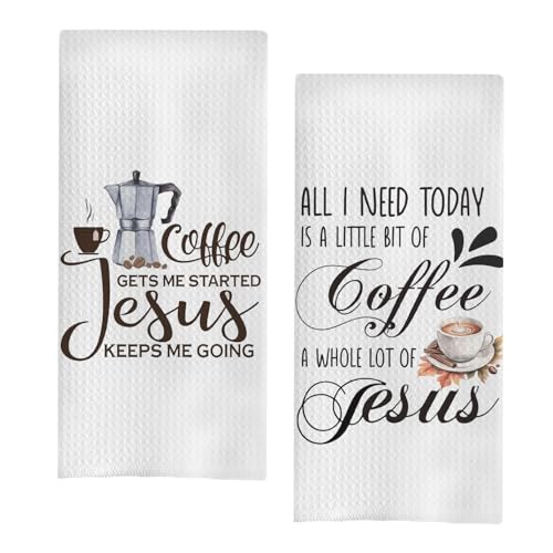 Christian Coffee Kitchen Towels