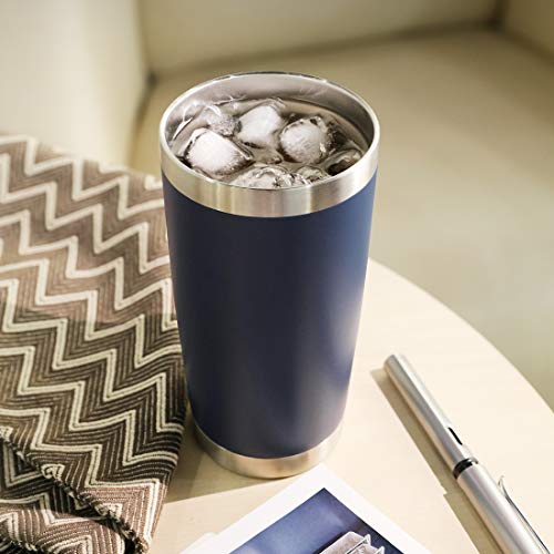 20oz Stainless Steel Tumbler Bulk with Lid (8 Count)
