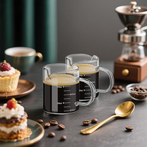 2 Pcs 8oz 250ml Espresso Cups (2 Count)