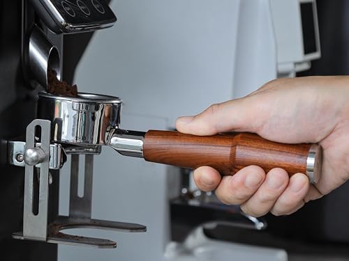 54mm Bottomless Portafilter Breville Compatible Rosewood Handle & Naked 18