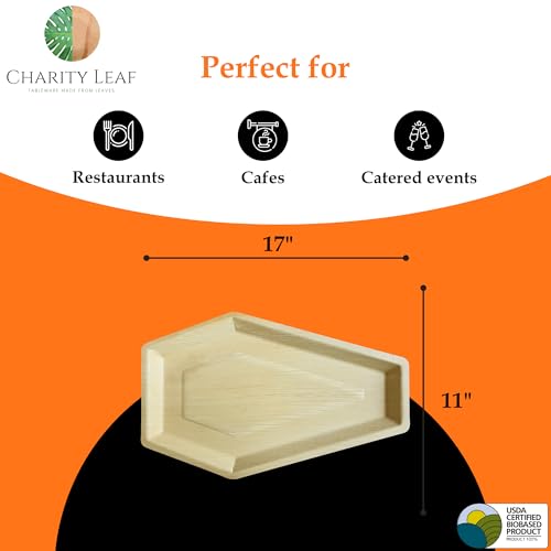 Disposable Bamboo 17"x12" Coffin Trays