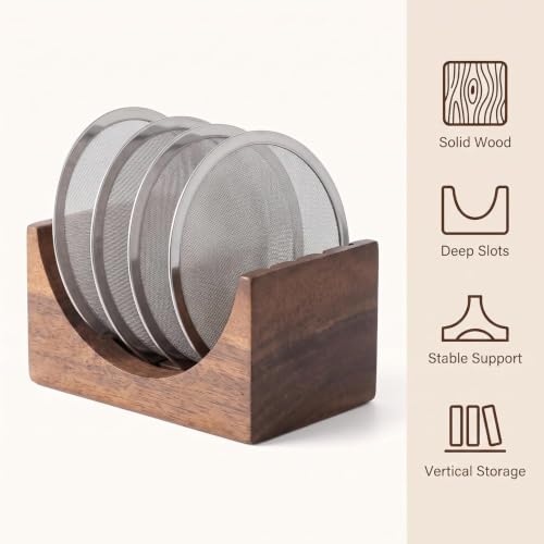 Espresso Puck Screen Walnut