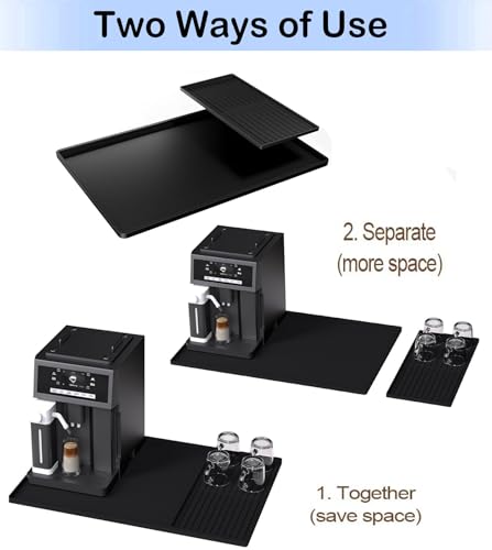 Silicone Coffee Mat for Countertop 24" x 16"