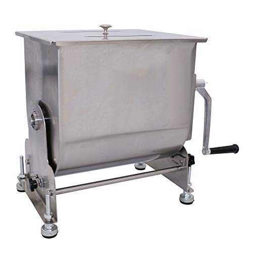 CMI Commercial Tilting Mixer Stainless Steel Manual Meat Mixers with Lid
