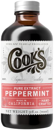Pure Peppermint Extract for Baking & Beverages (32 Fl Oz)