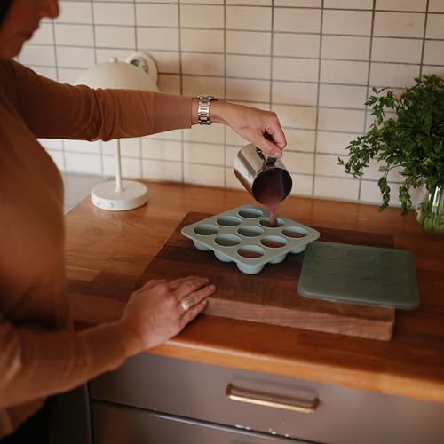 Silicone Baby Food Freezer Tray with Lid