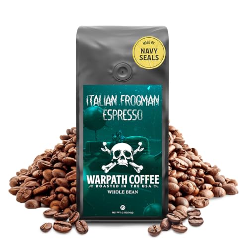 Italian Frogman Espresso Whole Bean Coffee (12 Ounce)