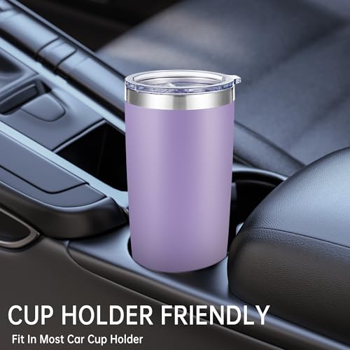 20 oz Tumblers Bulk Stainless Steel Tumbler with Lid (6 Count)