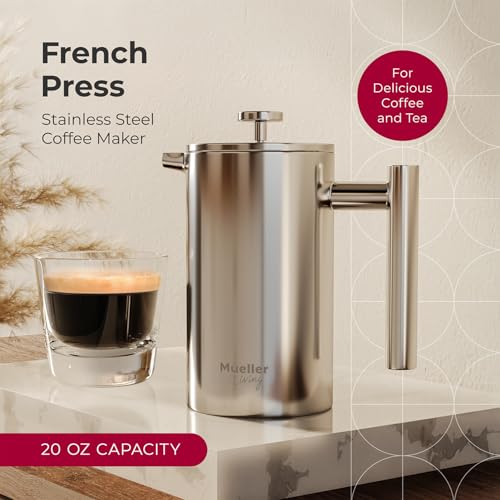 Living French Press Coffee Maker 20oz