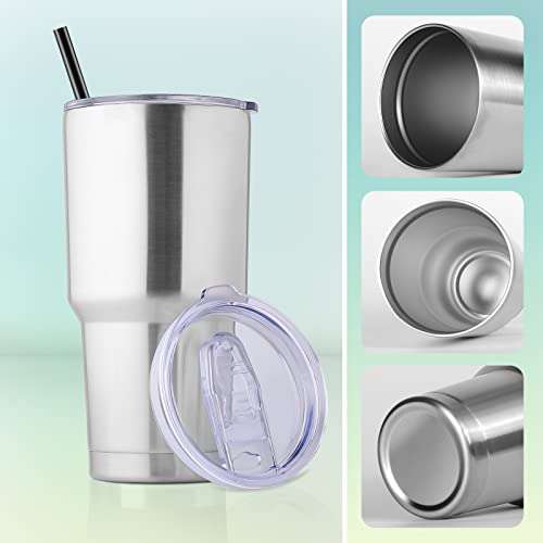 30 oz Tumbler with Lid and Straw (12 Count)