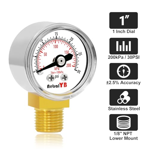 1 Inch Mini Pressure Gauge