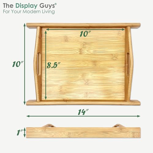 Natural Bamboo Serving Tray w