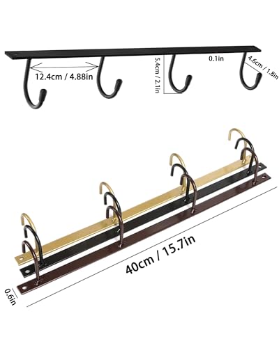 Mug Hanger Under Cabinet 3 Pcs Mug Rack Wall Mounted Coffee Cup Rack (16.99 Count)