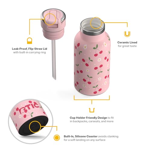 12oz Journey Water Bottle with Straw