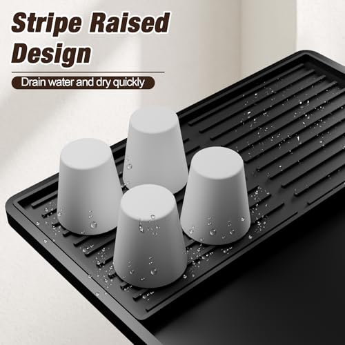 Mini Fridge Silicone Mat & under sink mat 24"x16"x0.4"