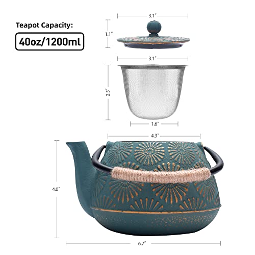 Cast Iron Teapot