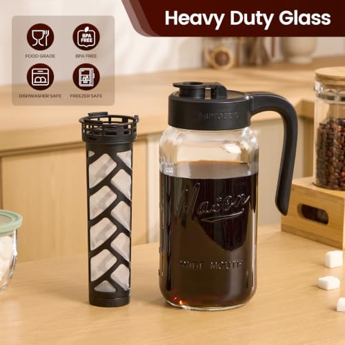 Cold Brew Coffee Maker Glass (2 Count)