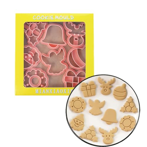 8Pcs Christmas Cookie Cutters (8 Count)