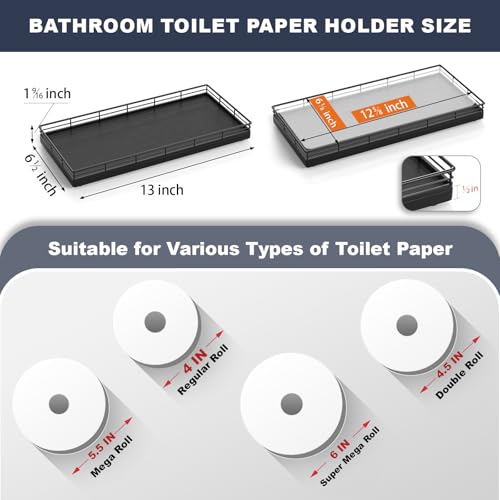 Oak Bathroom Toilet Tank Tray