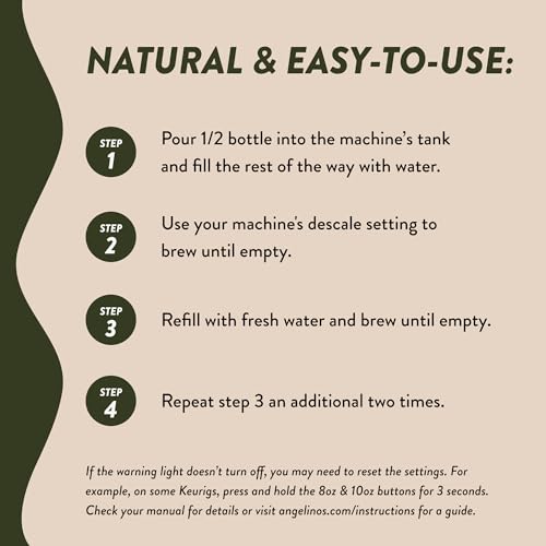 Universal Descaling Solution for Keurig (17 Fl Oz)
