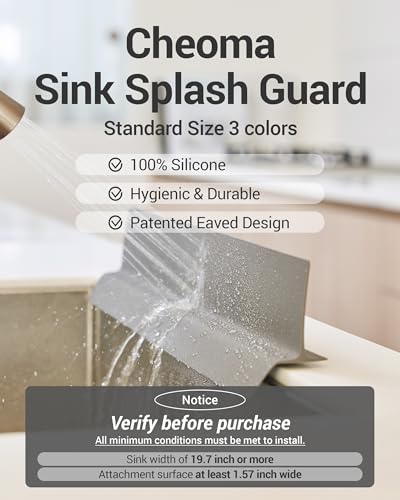 Kitchen Sink Splash Guard 19.7 inches