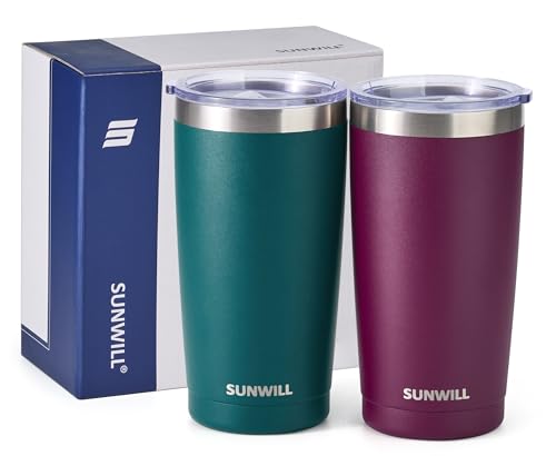 Travel Coffee Mug with Lid (2 Count)