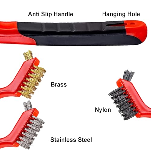 6Pcs Mini Wire Brush Set