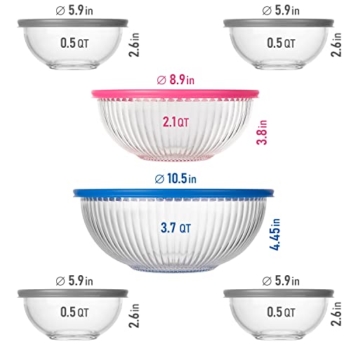Set of 6 Stackable Space