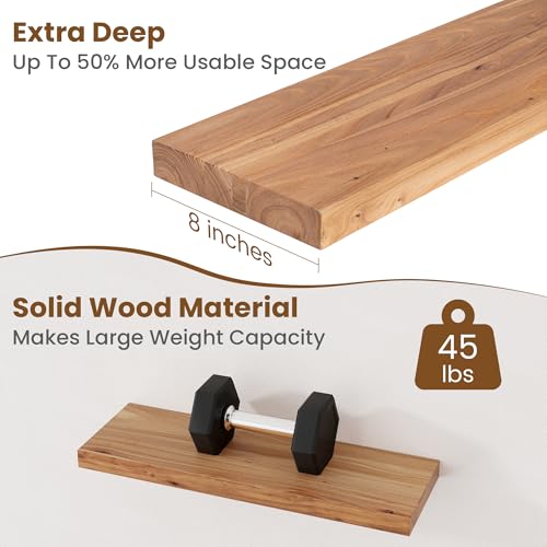 Floating Shelves for Wall Decor (2 Count)