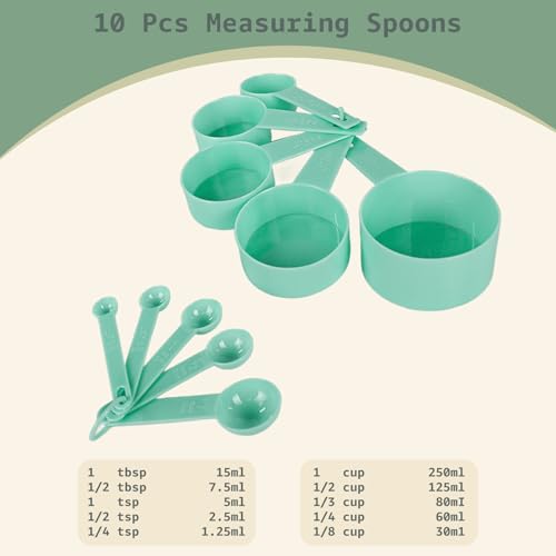 10pcs Measuring Cups and Spoons Set
