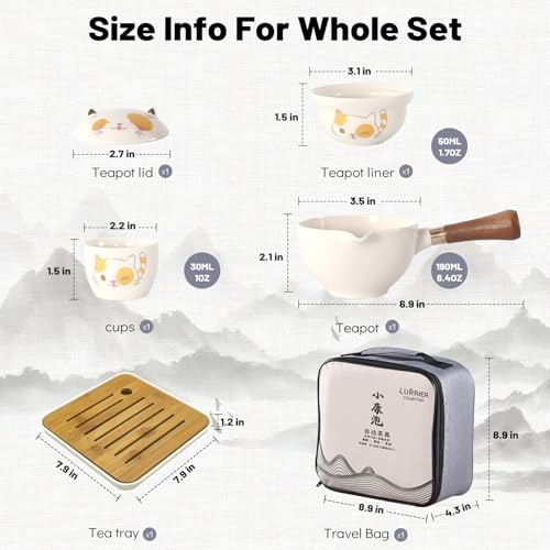 Porcelain Chinese Gongfu Tea Set