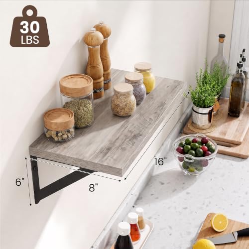 Wall Mounted Floating Shelves Set of 2 (2 Count)