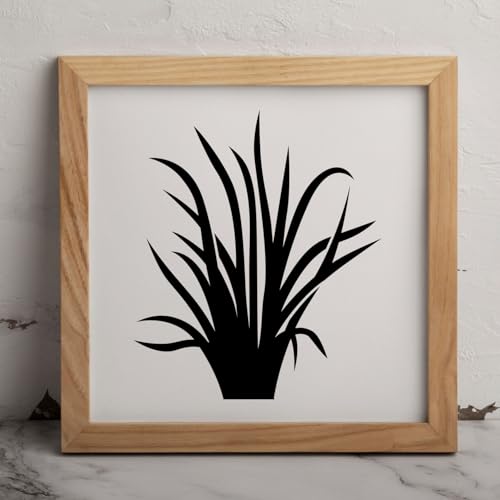 Grass Stencil 6 Inches