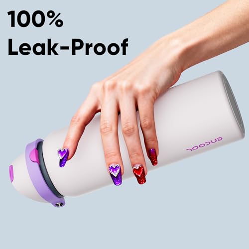 Insulated Water Bottle with Straw
