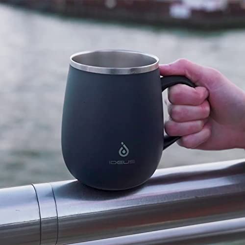 16 oz Insulated Coffee Mug with Handle and Lid