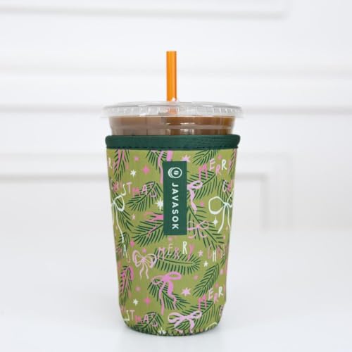 JavaSok Iced Coffee & Cold Soda Insulated Neoprene Cup Sleeve