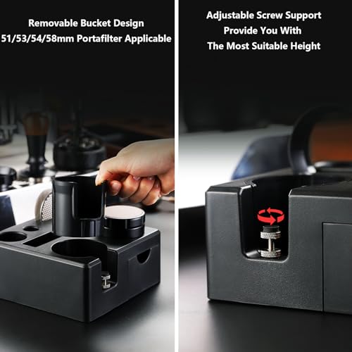 Coffee Tamper Mat Silicone Corner Tamping Mat