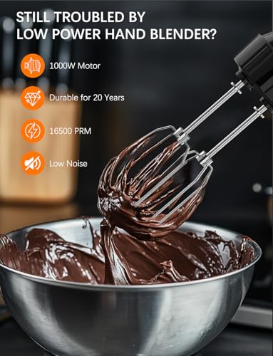 Immersion Blender Handheld GAVASTO Hand Blender
