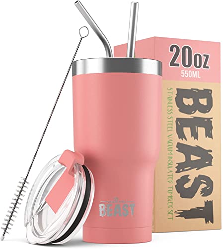 Beast 20 oz Tumbler Stainless Steel Vacuum Insulated Coffee Ice Cup Double Wall Travel Flask