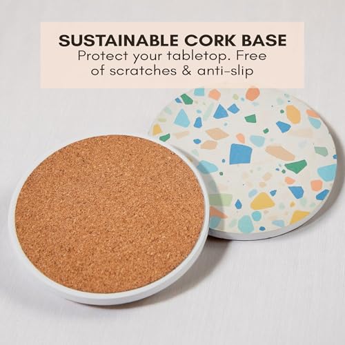 Terrazzo Coasters Set of 6 (6 Count)