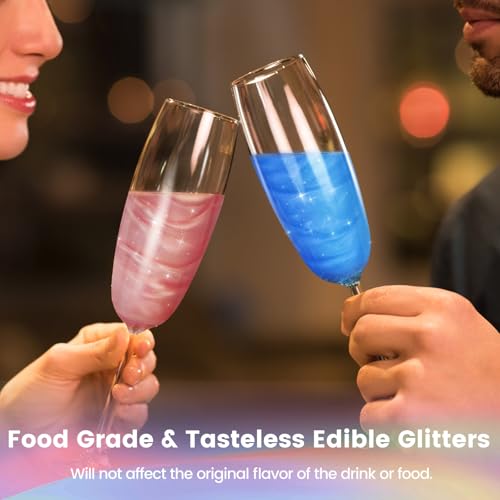 5 Colors Edible Glitter Set (5 Count)