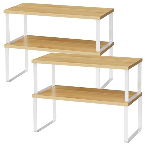 Cabinet Shelf Organizers (4 Count)