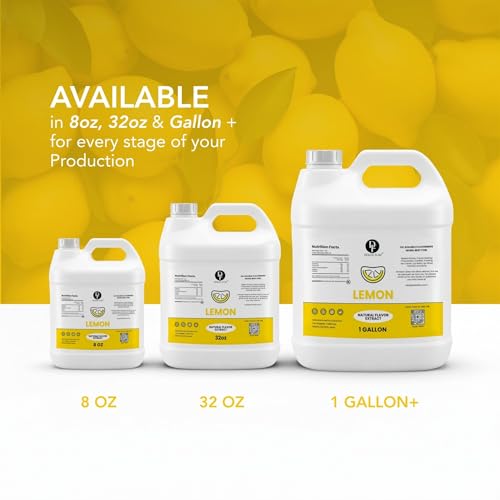 Lemon Flavoring Oil 32 oz (32 Fl Oz)
