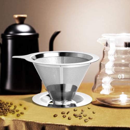 Upgraded Pour Over Coffee Filter (100 Count)