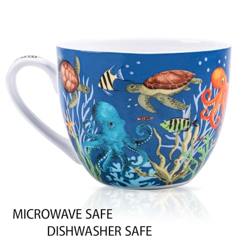Summer Ocean Wonders Hug Mug