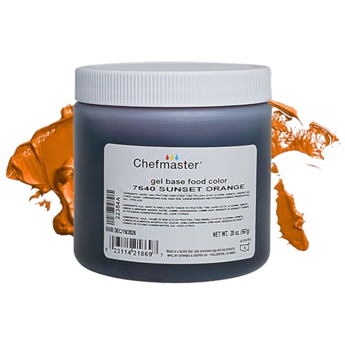 Sunset Orange Gel Food Coloring (20 Fl Oz)