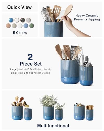 Utensil Holder for Kitchen Counter (2 Count)