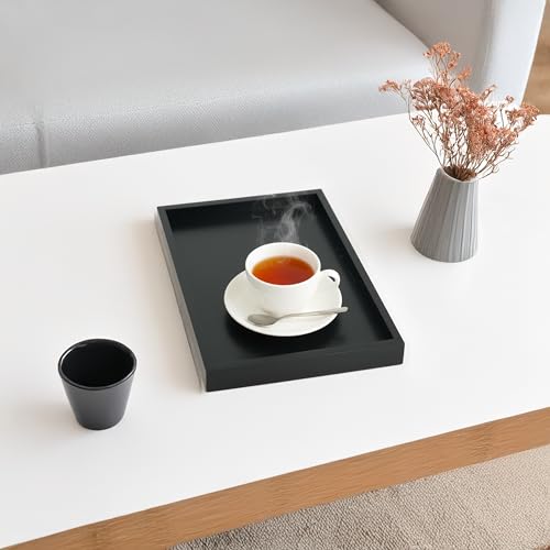 Natural Bamboo Serving Tray Platter 13 x 9 Rectangular